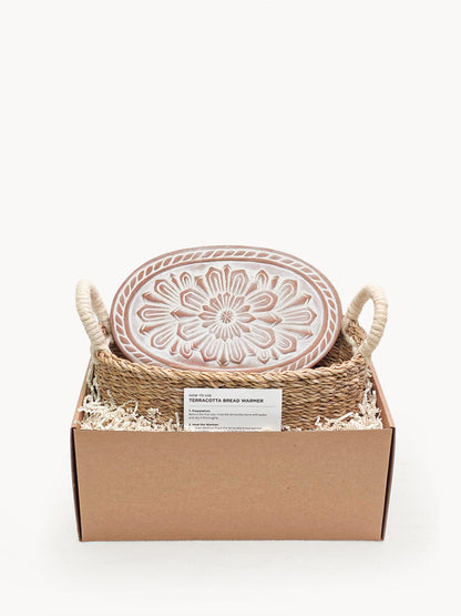 Bread Warmer & Basket - Flower