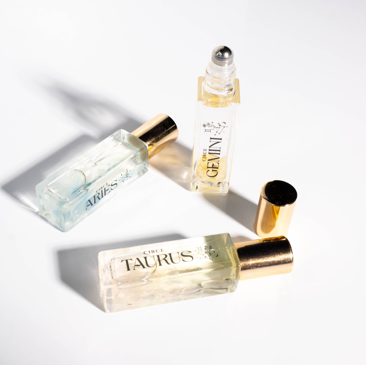 Zodiac Perfume Oil Set – 12 Gemstone‑Infused Zodiac Scents